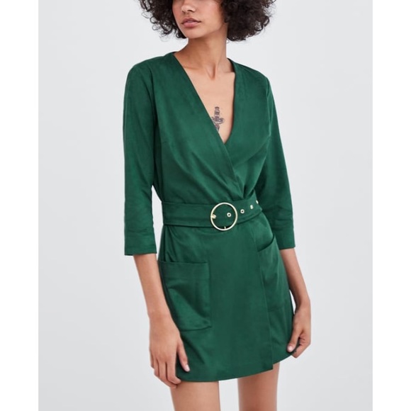 Zara faux suede jumpsuit - Picture 2 of 5